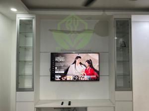 TV a/nebo společenská místnost v ubytování 3R@7pax++ Spacious Space Putrajaya.