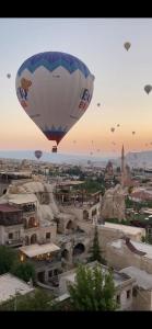 Letecký snímek ubytování Göreme Escape Cave