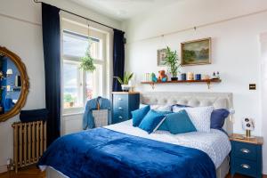 Krevet ili kreveti u jedinici u okviru objekta Victoria Design Stays - Premium Apartment Ohrada