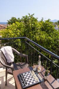 Balkón nebo terasa v ubytování I Love Samos - Maisonette at the heart of Pythagorio