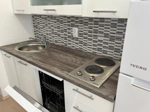 Kuchyňa alebo kuchynka v ubytovaní Apartments Stela