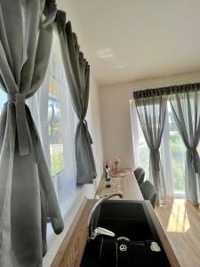 Postel nebo postele na pokoji v ubytování Apartmán Roda1 Malé Lipno