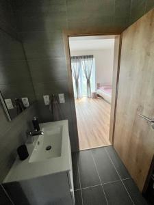 Koupelna v ubytování Apartmán Roda1 Malé Lipno + 19 fotografií