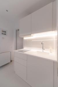 A cozinha ou cozinha compacta de Aeri Villas & Apartments