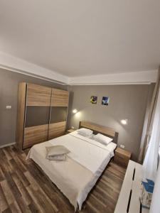 Postel nebo postele na pokoji v ubytování En vacances