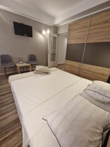 Postel nebo postele na pokoji v ubytování En vacances