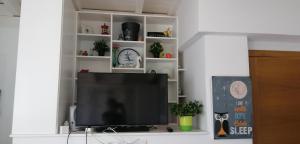 Kuchyň nebo kuchyňský kout v ubytování casapueblo
