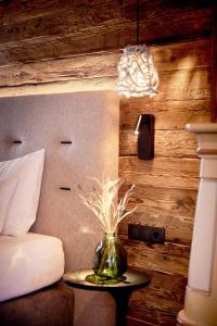 Posezení v ubytování Gramai Alm alpengenuss & natur spa