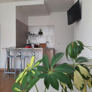 Kuchyň nebo kuchyňský kout v ubytování Sprio House