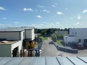 a view from the roof of a house at Maison chaleureuse chez l’habitant avec parking in Theix