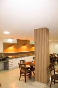 Kuchyň nebo kuchyňský kout v ubytování Hotel Rochedo, Penedo - Alagoas