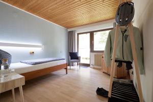 Postel nebo postele na pokoji v ubytování Landhotel Fuchs
