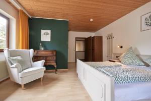 Postel nebo postele na pokoji v ubytování Landhotel Fuchs