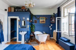 Krevet ili kreveti u jedinici u okviru objekta Victoria Design Stays - Premium Apartment Ohrada