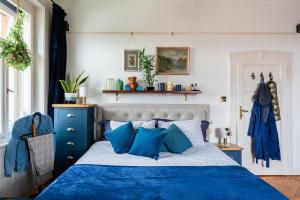 Krevet ili kreveti u jedinici u okviru objekta Victoria Design Stays - Premium Apartment Ohrada