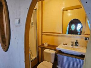 Koupelna v ubytování Hobbit house Beli + 33 fotografií