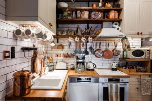 Kuhinja ili čajna kuhinja u objektu Victoria Design Stays - Premium Apartment Ohrada