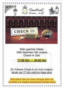 Certifikát, hodnocení, plakát nebo jiný dokument vystavený v ubytování Hotel-Gasthof Krone-Lax