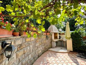 Zahrada ubytování Villa Milada