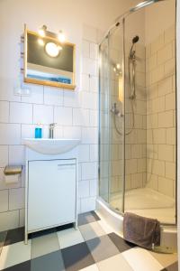 Koupelna v ubytování Moon Hostel Gdańsk
