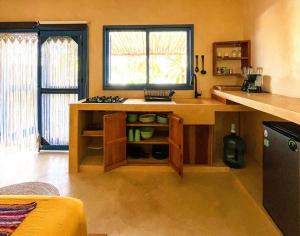 Kuchyň nebo kuchyňský kout v ubytování Casa Omero Seaview.