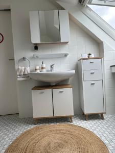 Η κουζίνα ή μικρή κουζίνα στο Cozy apartment in Haltern am See