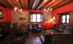 A seating area at La Quintana Sinariega