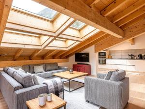 TV/trung tâm giải trí tại Apartment in France near Lake Geneva