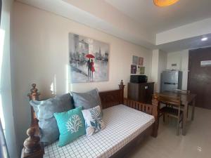 Oleskelutila majoituspaikassa Comfy Apartment Grand Sungkon Lagoon