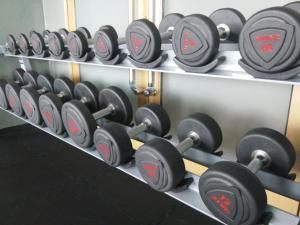 Fitness centrum a/nebo fitness zařízení v ubytování Oriental Crystal Hotel