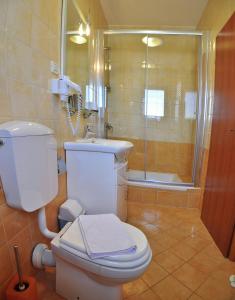 Koupelna v ubytování Villa Bakica