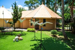 Zahrada ubytování Yoko River Kwai Resort