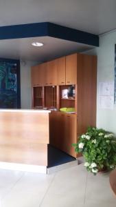 Kuchyňa alebo kuchynka v ubytovaní Albergo Centrale