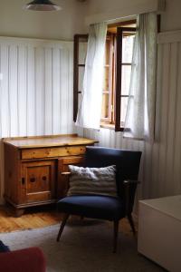 Posezení v ubytování Apartment bei der Tischlerei