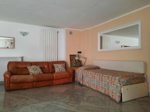 Posezení v ubytování b&b Al Castel