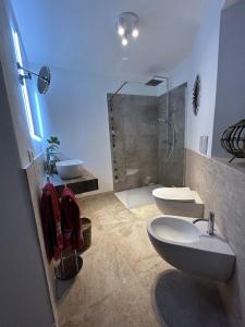 Kúpeľňa v ubytovaní Casa Zuino