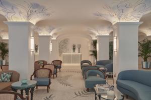 A seating area at Hotel La Palma, Oetker Hotels