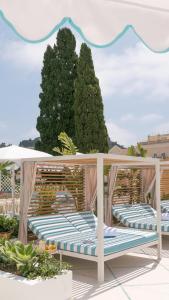 A balcony or terrace at Hotel La Palma, Oetker Hotels