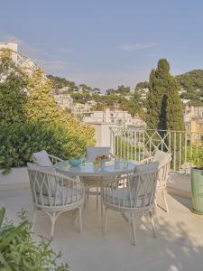 A balcony or terrace at Hotel La Palma, Oetker Hotels