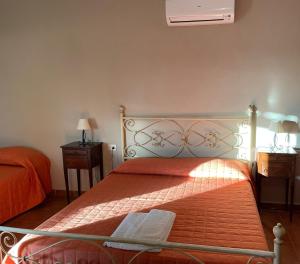 Letto o letti in una camera di Borgo Nocchiara