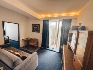 Kuchyň nebo kuchyňský kout v ubytování Hotel Medlov