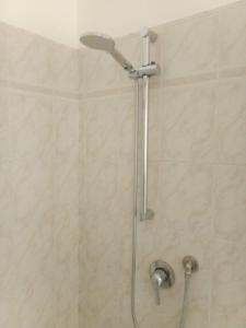 a shower with a shower head in a bathroom at Casa Felci in Tirrenia