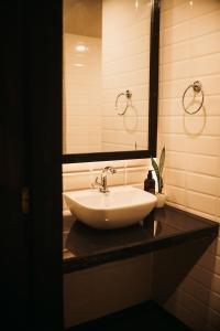 Koupelna v ubytování Boho's Hotel