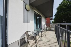 Balkón alebo terasa v ubytovaní Golden Tulip Gdańsk Residence