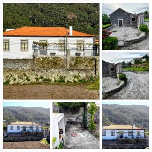 a collage of photos of different houses and buildings at Casa da Varanda in Carreço