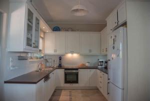 Kuchyň nebo kuchyňský kout v ubytování Sunset Villa 1