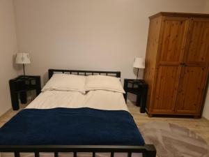 Ένα ή περισσότερα κρεβάτια σε δωμάτιο στο Apartament Wiki