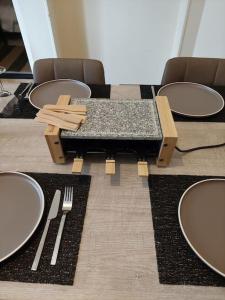 Coin salon dans l'établissement Gite d'exception 13 couchages avec jacuzzi et sauna