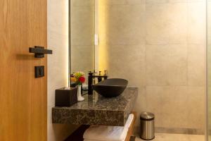 Koupelna v ubytování Alba Hotel Meru