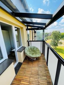 Balkón nebo terasa v ubytování Kalamaja apartment / SELF CHECK-IN